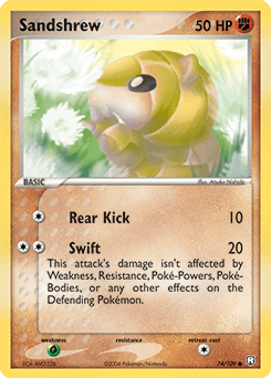 Sandshrew Team Rocket Returns card