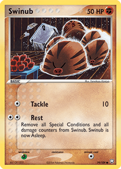 Swinub Team Rocket Returns card