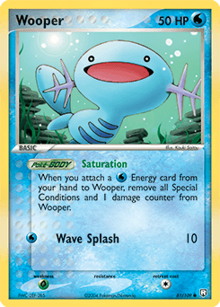 Wooper Team Rocket Returns card