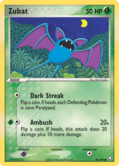 2004 Team Rocket Returns Zubat #82