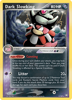 Dark Slowking Team Rocket Returns card