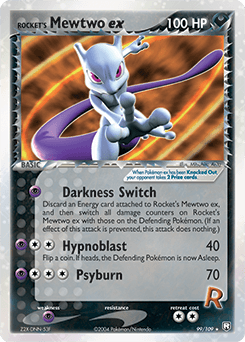 Rocket's Mewtwo ex Team Rocket Returns card