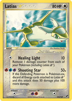 Latias ★ Deoxys card