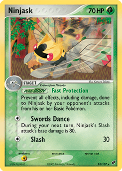 Ninjask Deoxys card