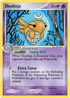 Shedinja Deoxys card