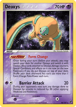 Deoxys Deoxys card