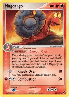 Magcargo Deoxys card