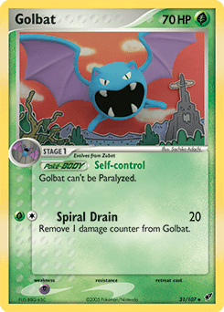 Golbat Deoxys card