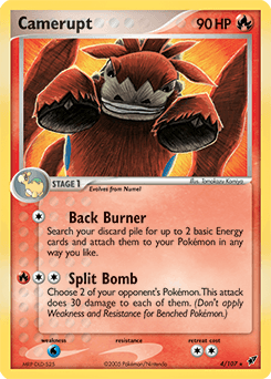 Camerupt Deoxys card