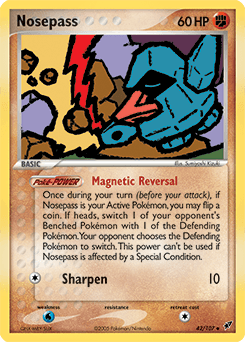 Nosepass Deoxys card