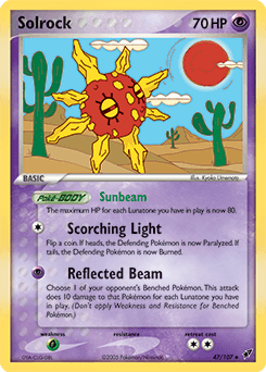 Solrock Deoxys card