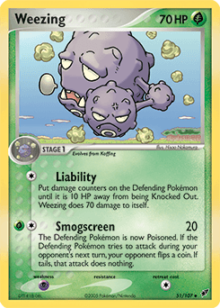 2005 Deoxys Weezing #51