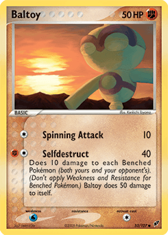 Baltoy Deoxys card