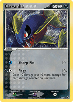 Carvanha Deoxys card