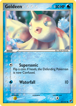 Goldeen Deoxys card