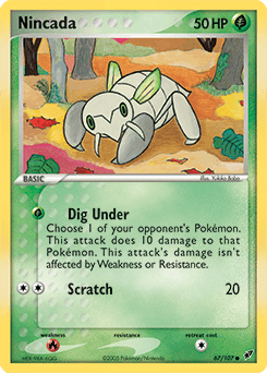 Nincada Deoxys card