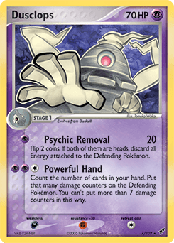 Dusclops Deoxys card
