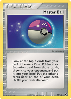 Master Ball Deoxys card