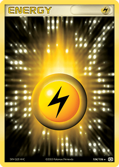 Lightning Energy Emerald card