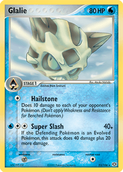 Glalie Emerald card