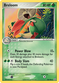 Breloom Emerald card
