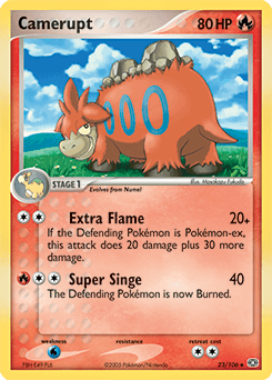 Camerupt Emerald card