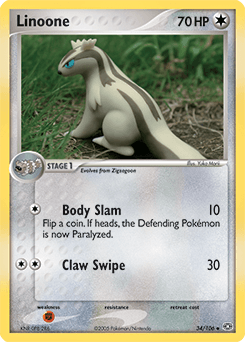 Linoone Emerald card