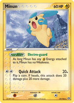 2005 Emerald Minun #37
