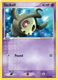 Duskull Emerald card