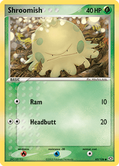 Shroomish Emerald card
