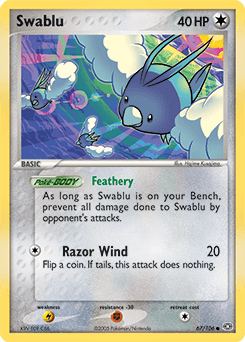 Swablu Emerald card
