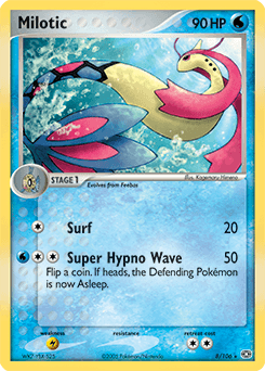 Milotic Emerald card