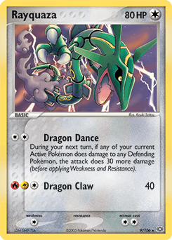 Rayquaza Emerald card