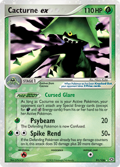 Cacturne ex Emerald card