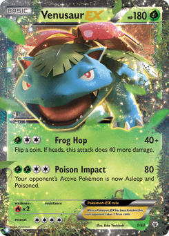 Venusaur ex Generations card