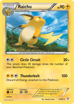 2016 Generations Raichu #27