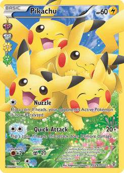 Pikachu Generations card
