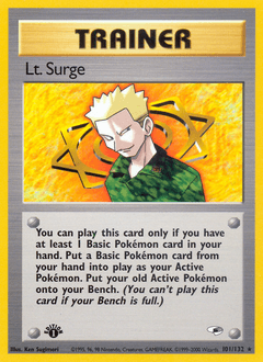 2000 Gym Heroes Lt. Surge #101