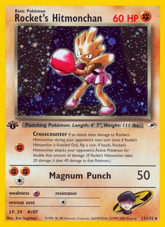 Rocket's Hitmonchan Gym Heroes card