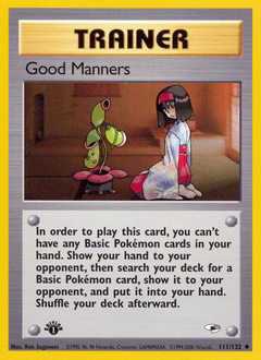 2000 Gym Heroes Good Manners #111