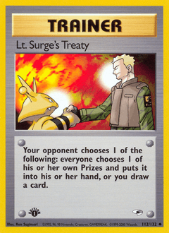 2000 Gym Heroes Lt. Surge's Treaty #112