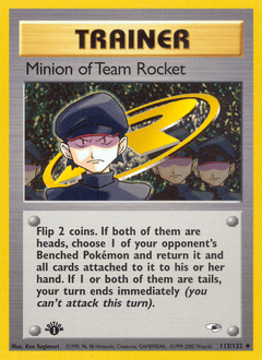 2000 Gym Heroes Minion of Team Rocket #113