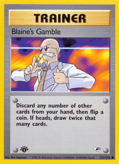 2000 Gym Heroes Blaine's Gamble #121