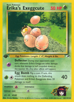 2000 Gym Heroes Erika's Exeggcute #43