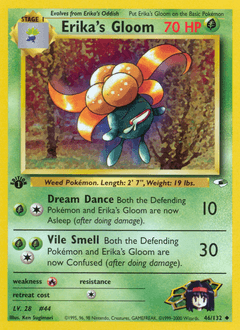 Erika's Gloom Gym Heroes card