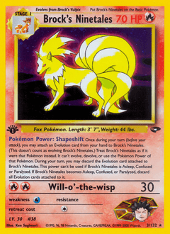 2000 Gym Challenge Brock's Ninetales #3