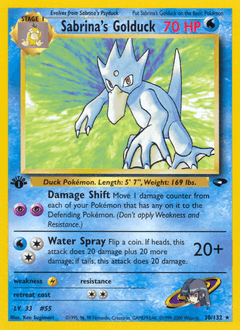 2000 Gym Challenge Sabrina's Golduck #30
