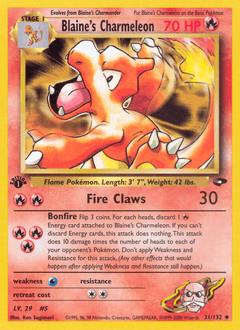 2000 Gym Challenge Blaine's Charmeleon #31