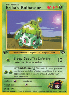 2000 Gym Challenge Erika's Bulbasaur #39