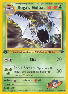 2000 Gym Challenge Koga's Golbat #46